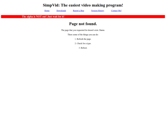 not_found screenshot
