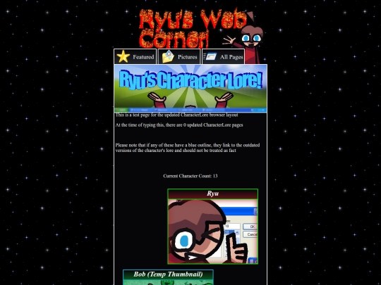 CharacterLore/test screenshot