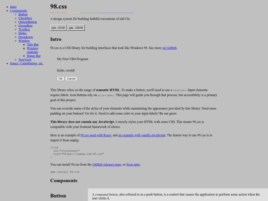 index screenshot