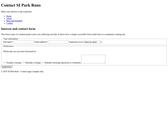 contact screenshot