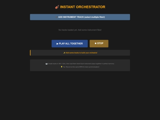 Instant_Orchestrator screenshot