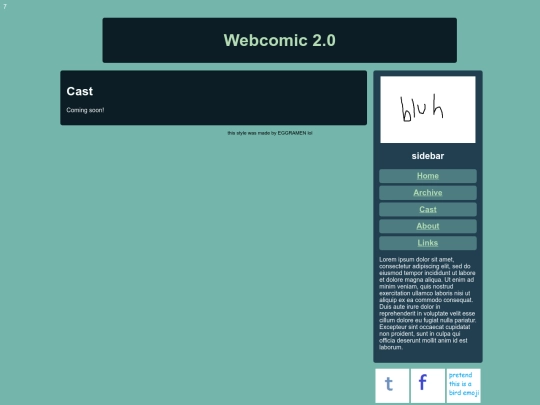 webcomics/cast screenshot