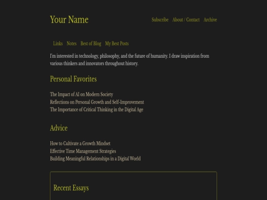 index screenshot