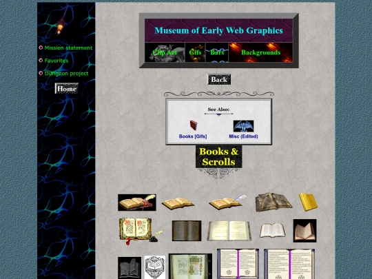 museum/clipart/books screenshot