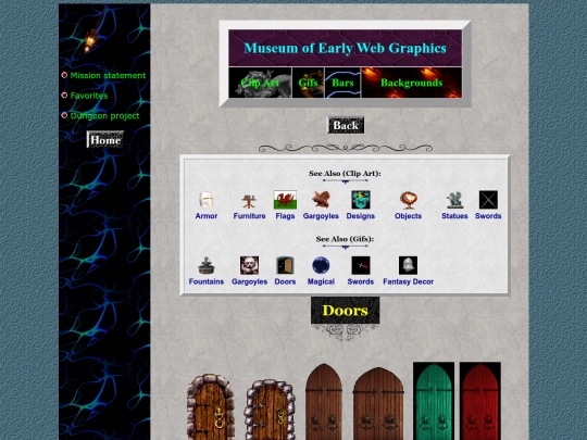 museum/clipart/doors screenshot