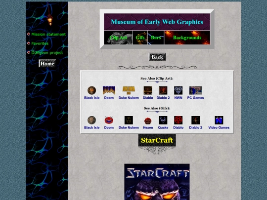museum/clipart/starcraft screenshot