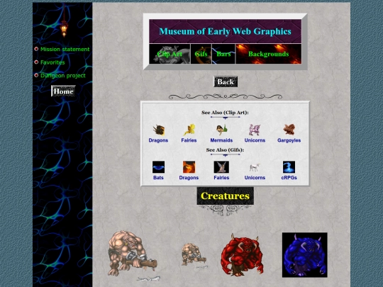 museum/gifs/creatures screenshot