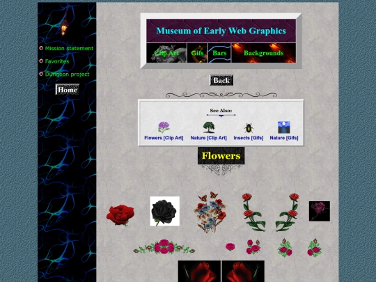 museum/gifs/flowers screenshot
