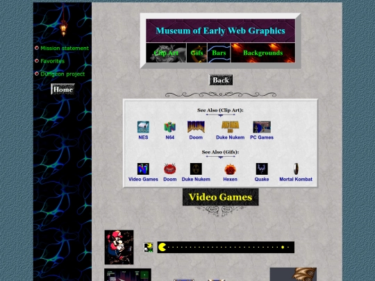 museum/gifs/videogames screenshot