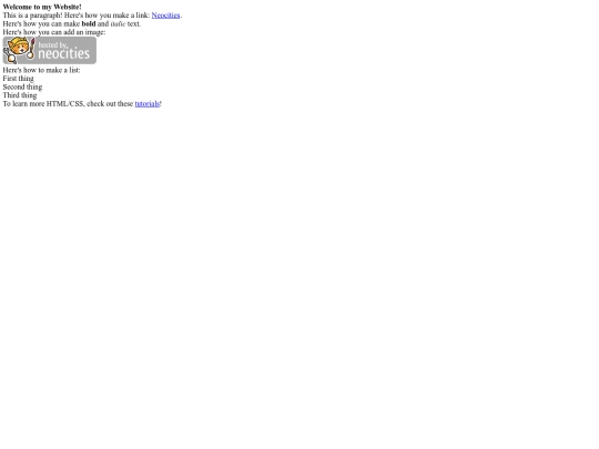 index screenshot