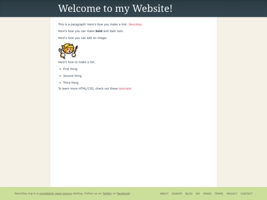 index screenshot