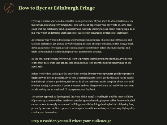 writing/flyering-edinburgh screenshot