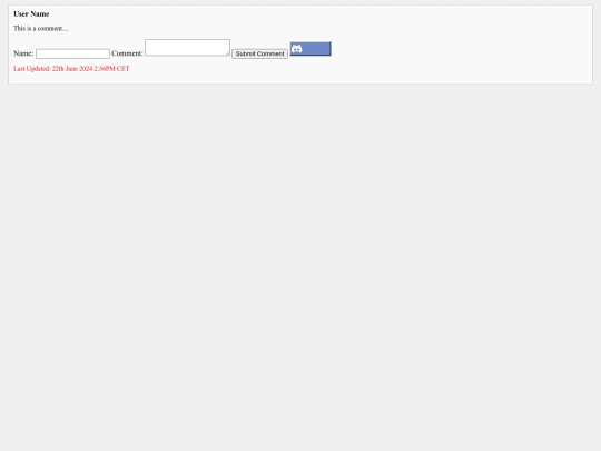 testpage screenshot
