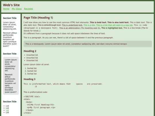 glassware screenshot