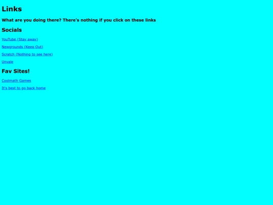 links screenshot