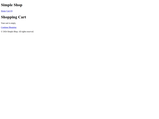 cart screenshot