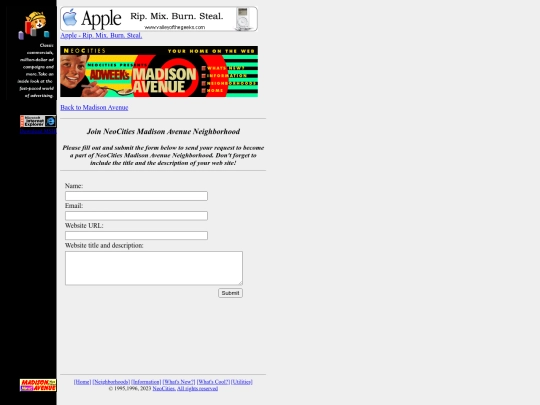 MadisonAvenue/join screenshot