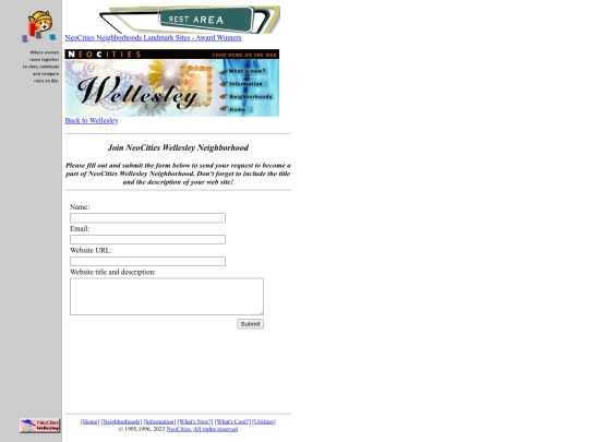 Wellesley/join screenshot