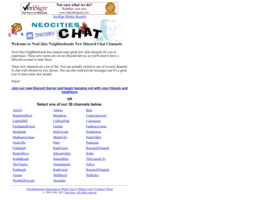 geocities/BHI/newchat screenshot