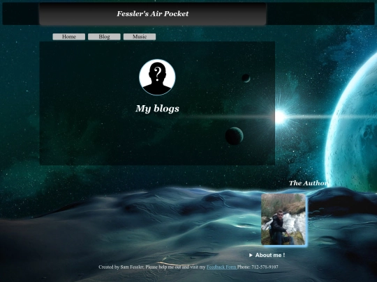 Blog screenshot