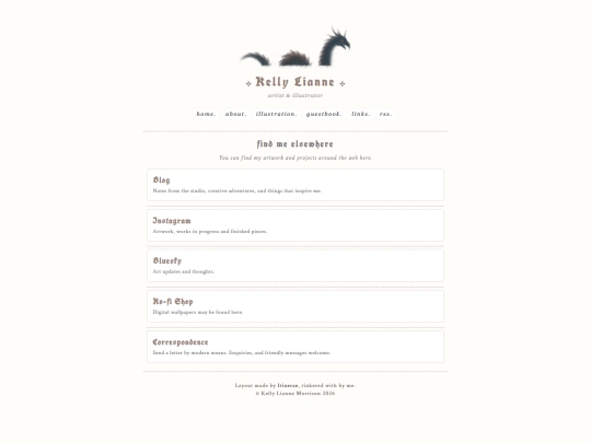 links screenshot