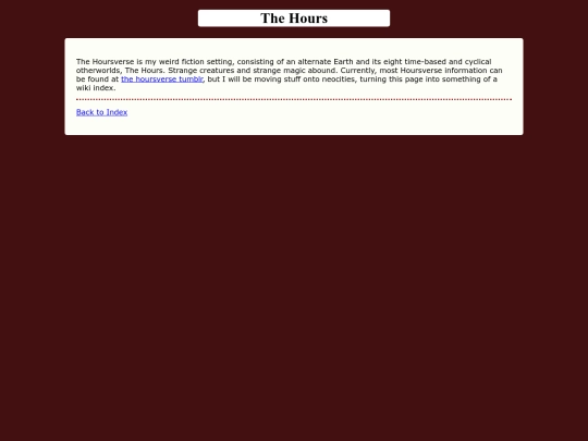hoursverse screenshot