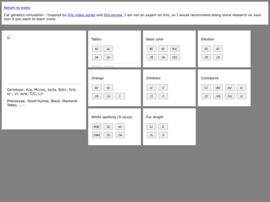 ARCHIVE-2024/coding/cat-genetics-calculator screenshot