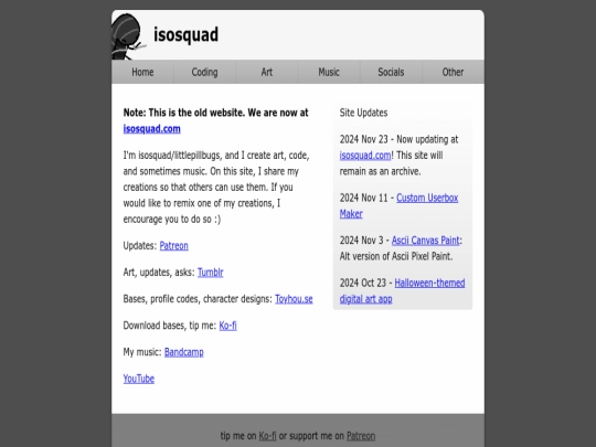index screenshot
