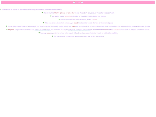 rules screenshot