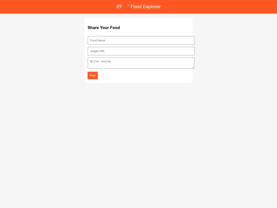 food explorer/Food explorer/home screenshot