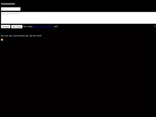comment screenshot