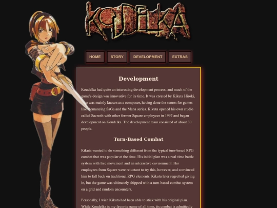 development screenshot