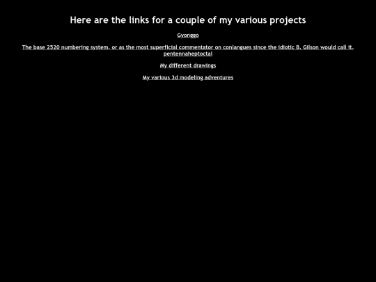 projects screenshot