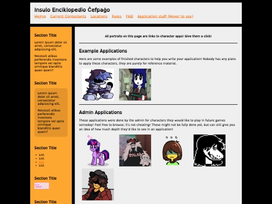 examples screenshot