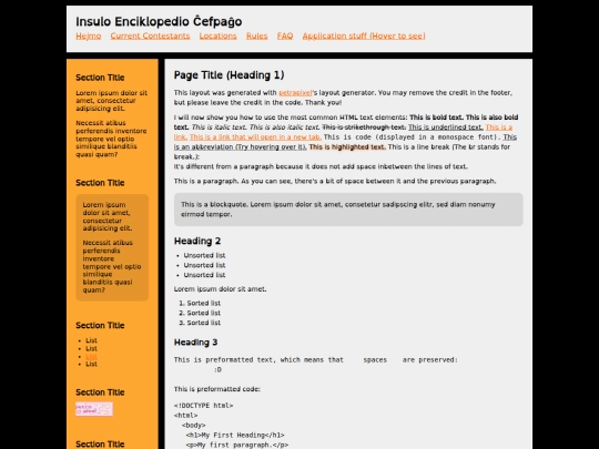 index screenshot