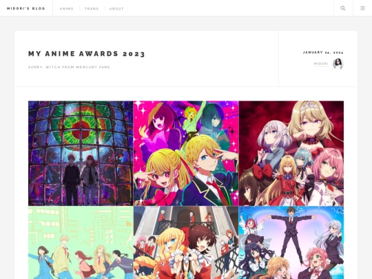 anime-awards-2023 screenshot