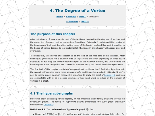 beginning/degrees screenshot