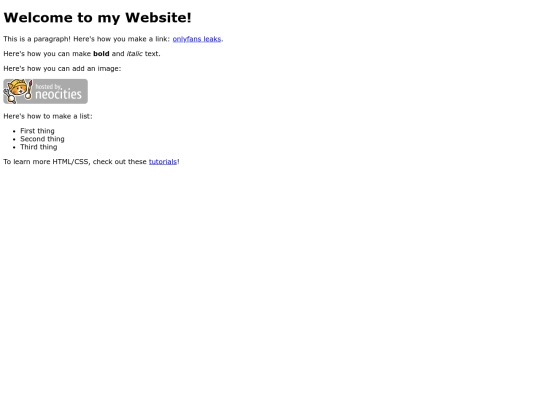 index screenshot