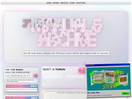 manuals screenshot