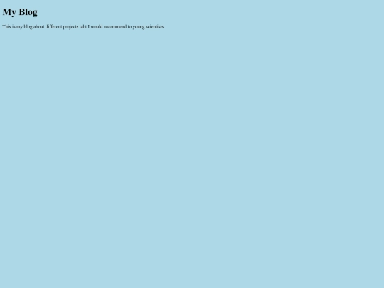 blog screenshot