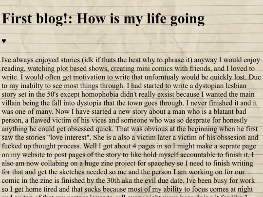 rantblogpage screenshot