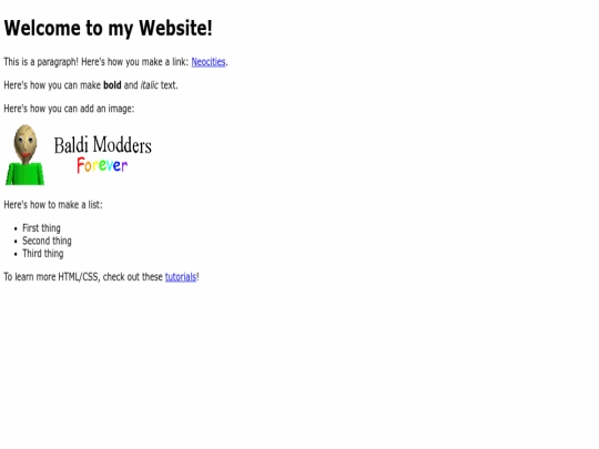 index screenshot