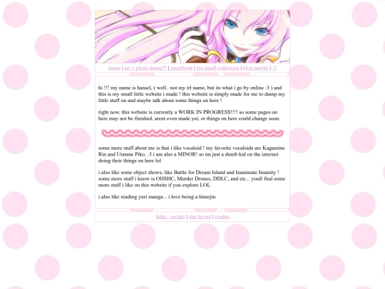 info screenshot
