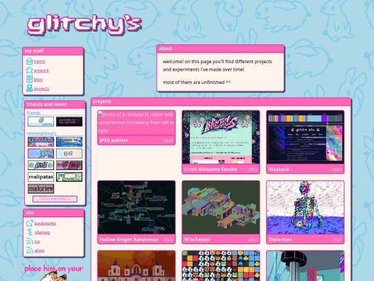 projects screenshot