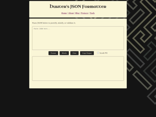 projects/tools/json_formatter screenshot