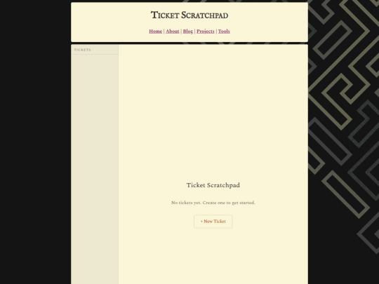 projects/tools/ticket_scratchpad screenshot