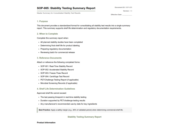 downloads/SOP-005-Summary-Report screenshot