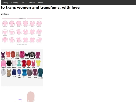 clothing screenshot
