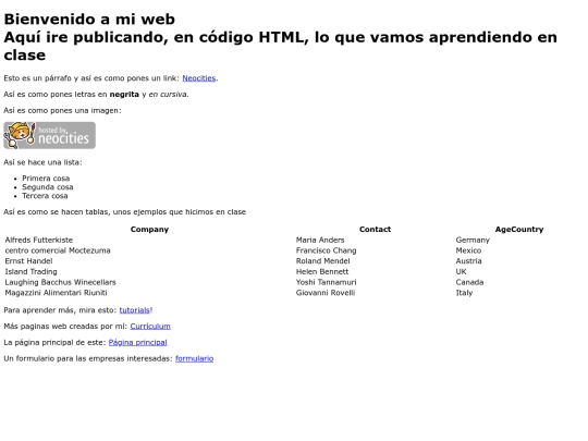 index screenshot