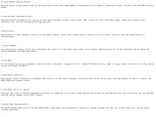 misc/tstnotes screenshot